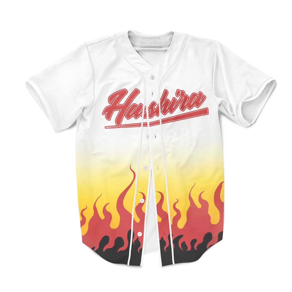 Flame Pillar Baseball Jersey