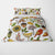 Floral Fallen Leaves Autumn Pattern Duvet Cover Bedding