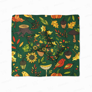 Floral Fallen Leaves Autumn Duvet Cover Bedding