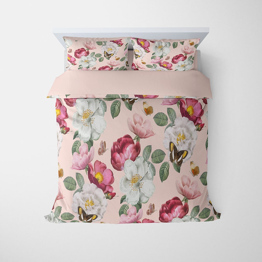 Floral butterfly pattern Comforter Bedding