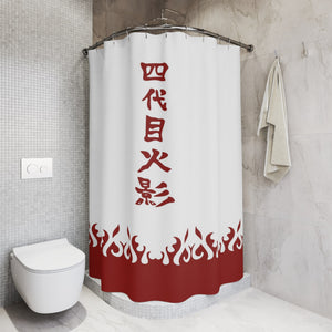 Fourth Hakage Pattern Shower Curtains