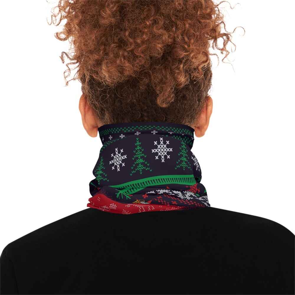 Franky Cyborg Christmas Neck Gaiter Bandana Scarf