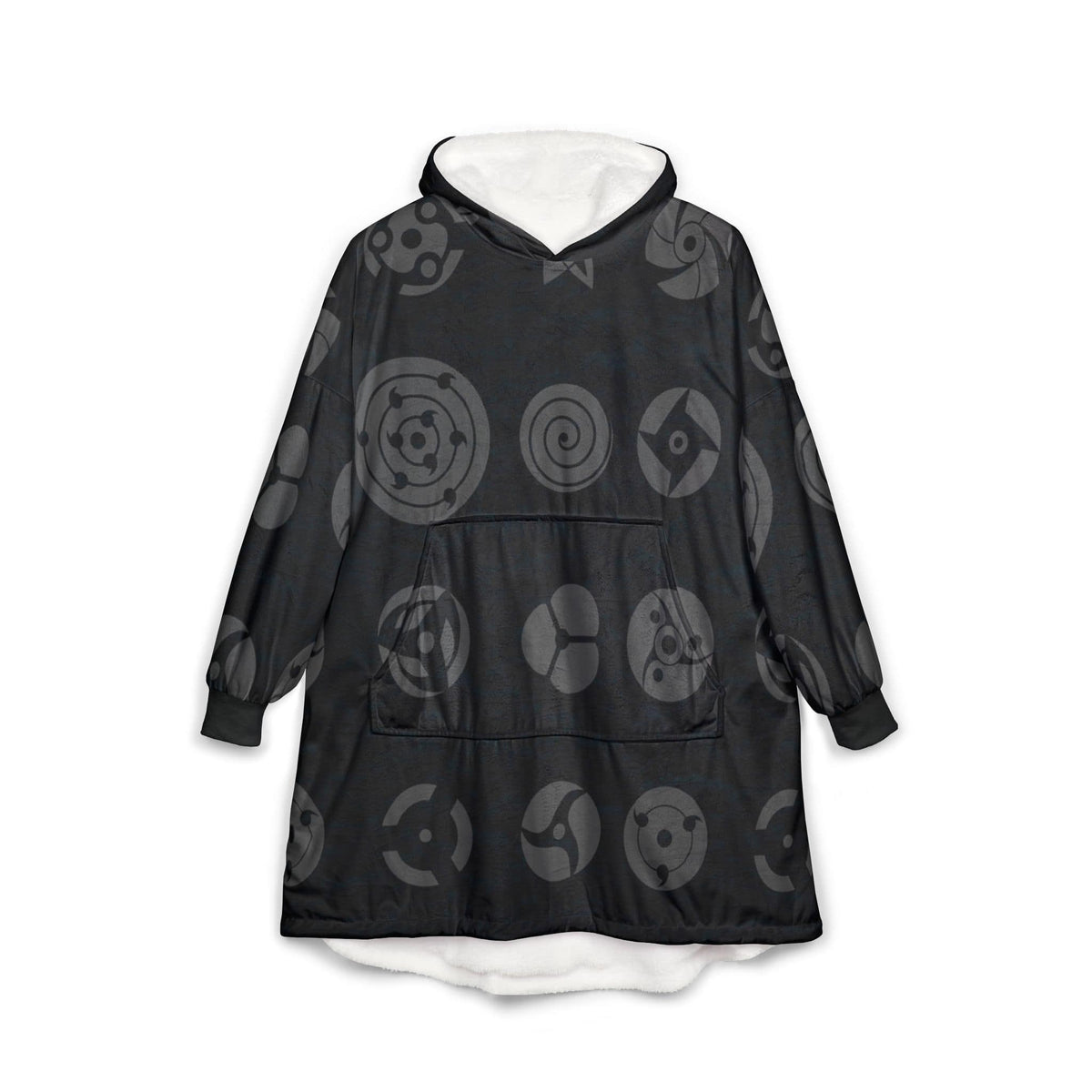 Eyes Pattern Blanket Hoodie