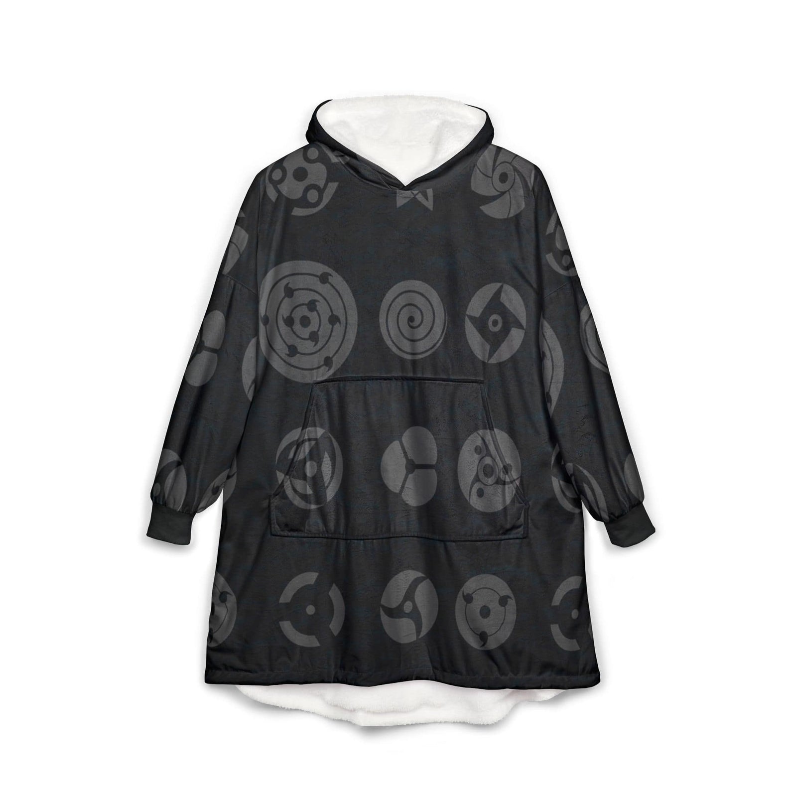 Eyes Pattern Blanket Hoodie