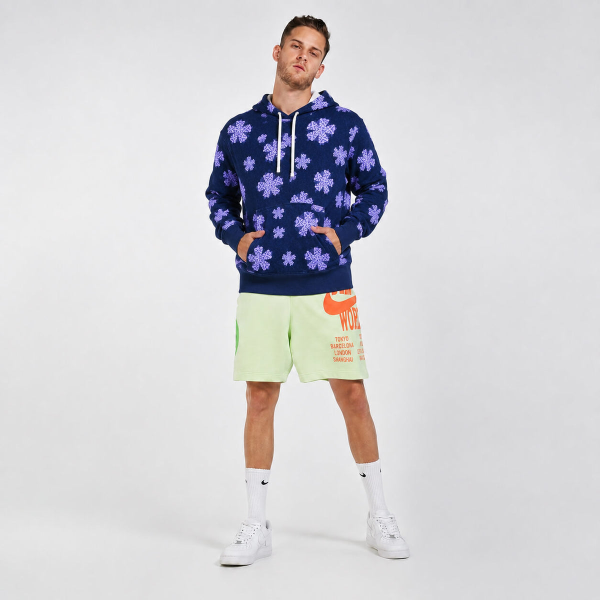 Frost Bloom Pullover Hoodie