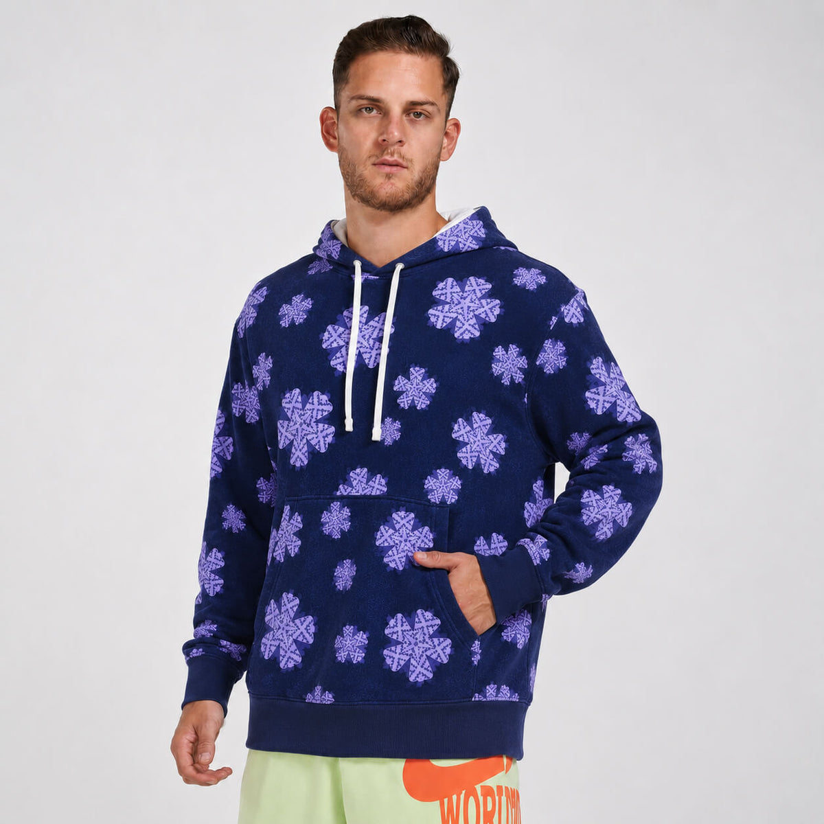 Frost Bloom Pullover Hoodie