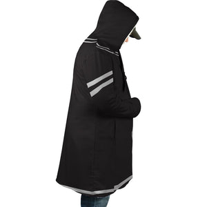 Full-Time Magister Minimalist Style Hooded Cloak Fleece Coat