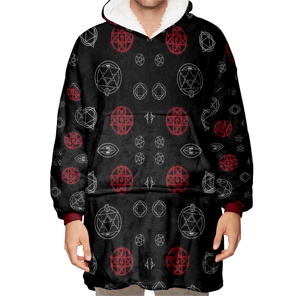 Alchemist Patterns All Over Print Blanket Hoodie