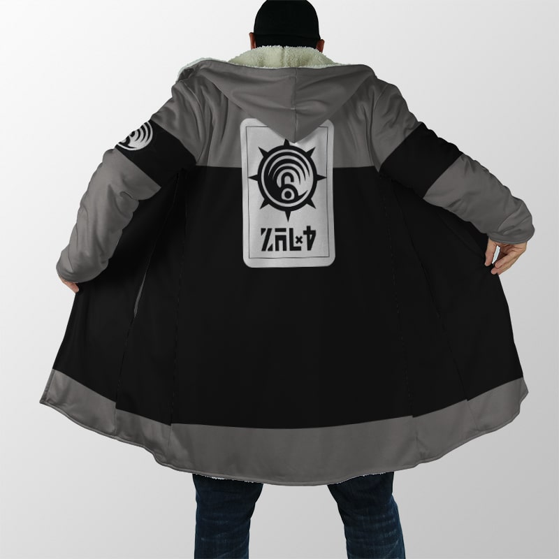 Enjin Cleaners Hooded Cloak Coat