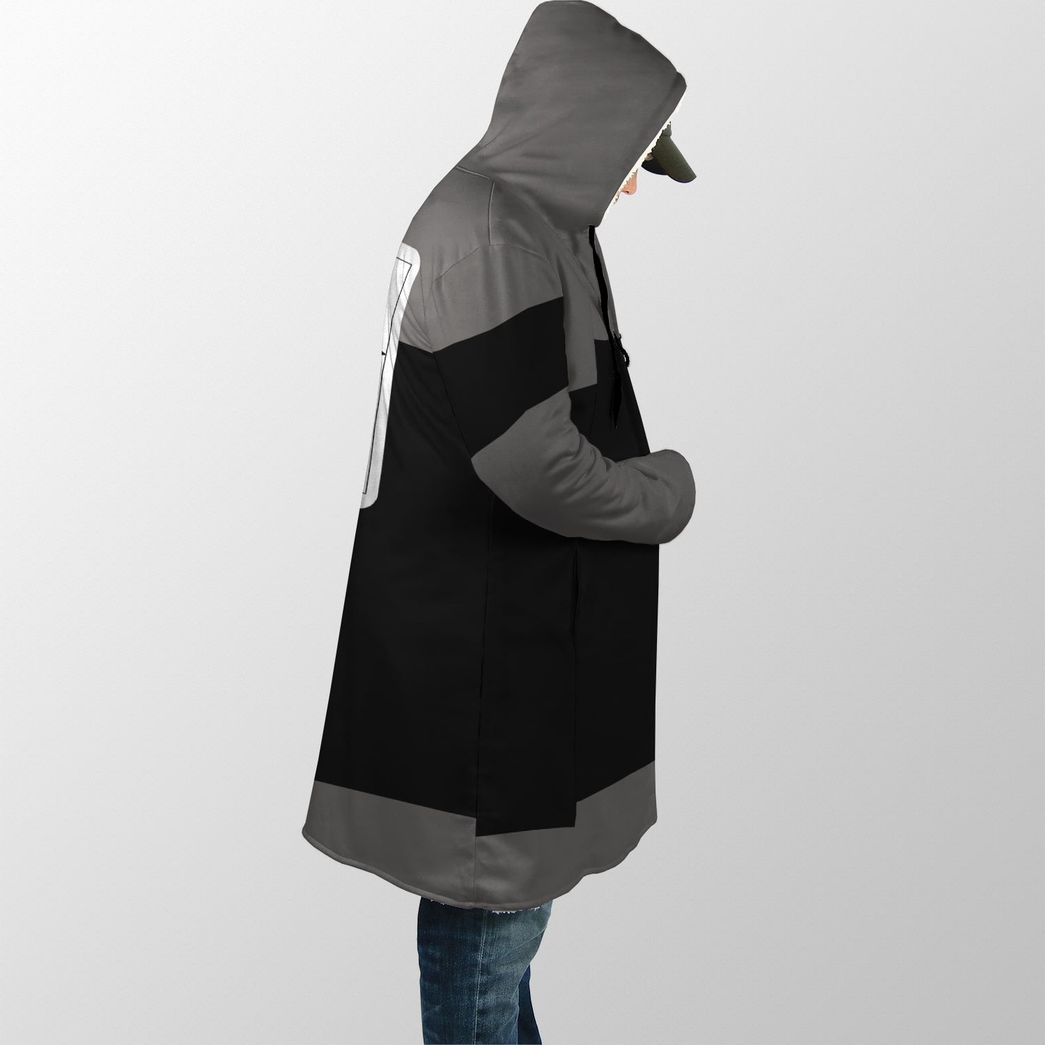 Enjin Cleaners Hooded Cloak Coat