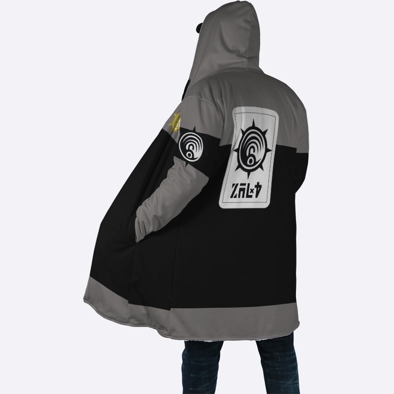 Enjin Cleaners Hooded Cloak Coat