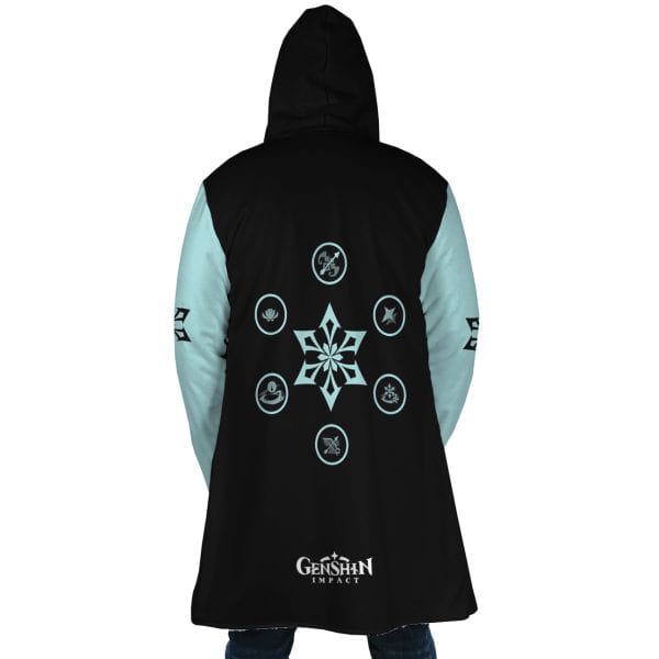 Ganyu Genshin Impact Hooded Cloak Coat