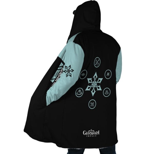 Ganyu Genshin Impact Hooded Cloak Coat