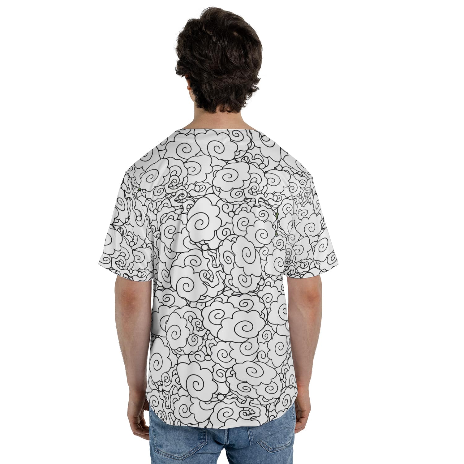 Gear 5 Luffy Clouds Baseball Jersey