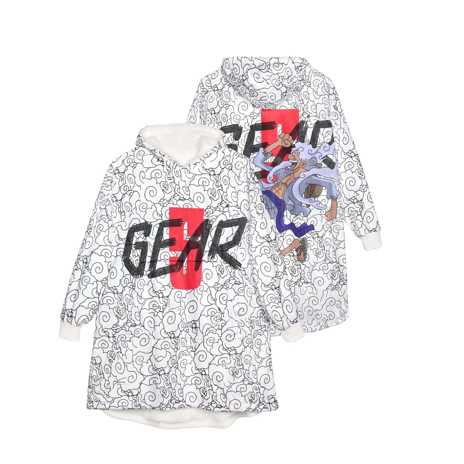 Luffy Gear 5 Oodie Blanket Hoodie