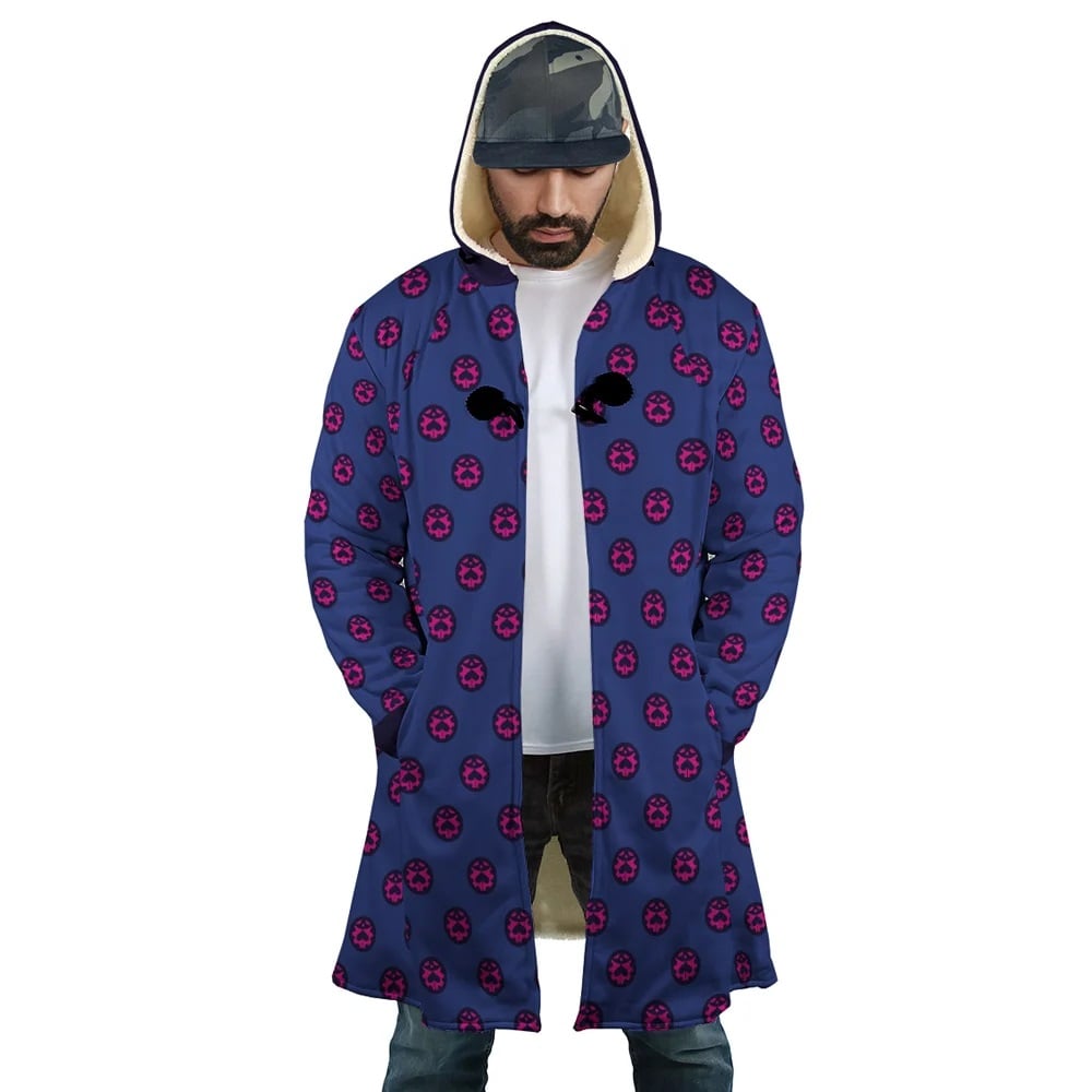 Giorno Jojo Hooded Cloak Coat