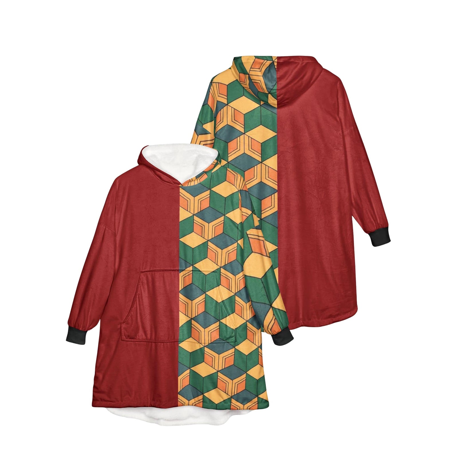 DS Water Pillar Oversized Blanket Hoodie