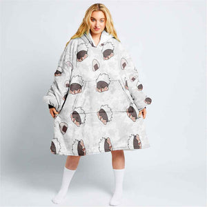 Gojo JJK All Over Oodie Blanket Hoodie