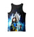 Goku Jiren Saiyan Art Double Brushed Dragon Ball Tank Top