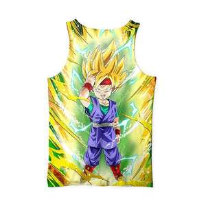 Goku Junior Super Saiyan Energy Dragon Ball Tank Top