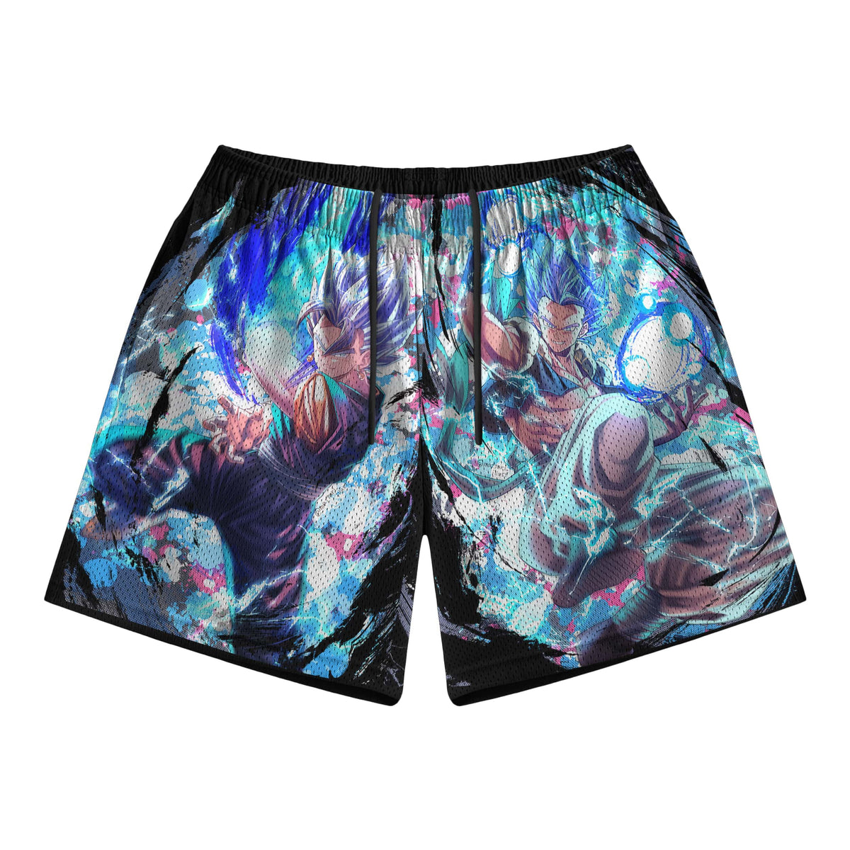 Vegta Goku Super Saiyan Fight Mesh shorts