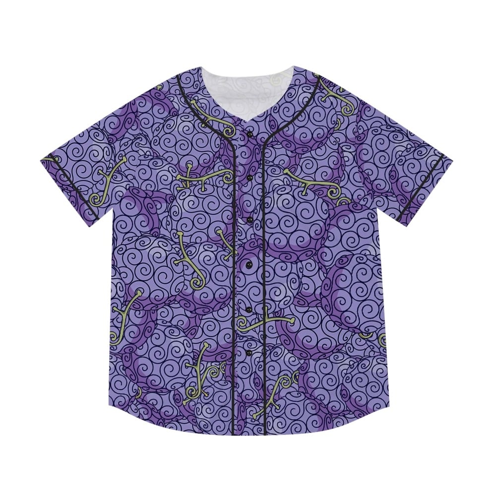 Gumu Gomu Devil Fruit Pattern Baseball Jersey