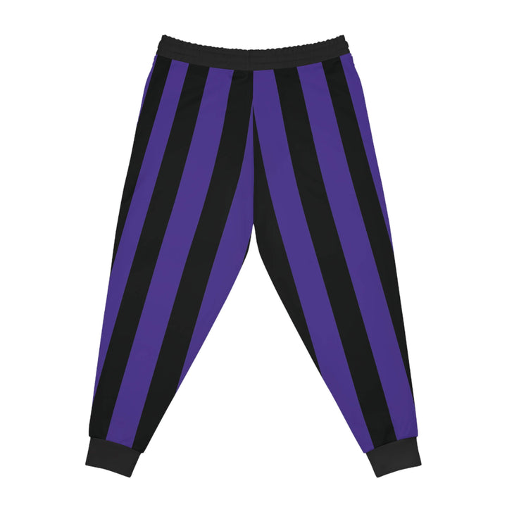Goth School Stripes Purple Sweatpants Joggers