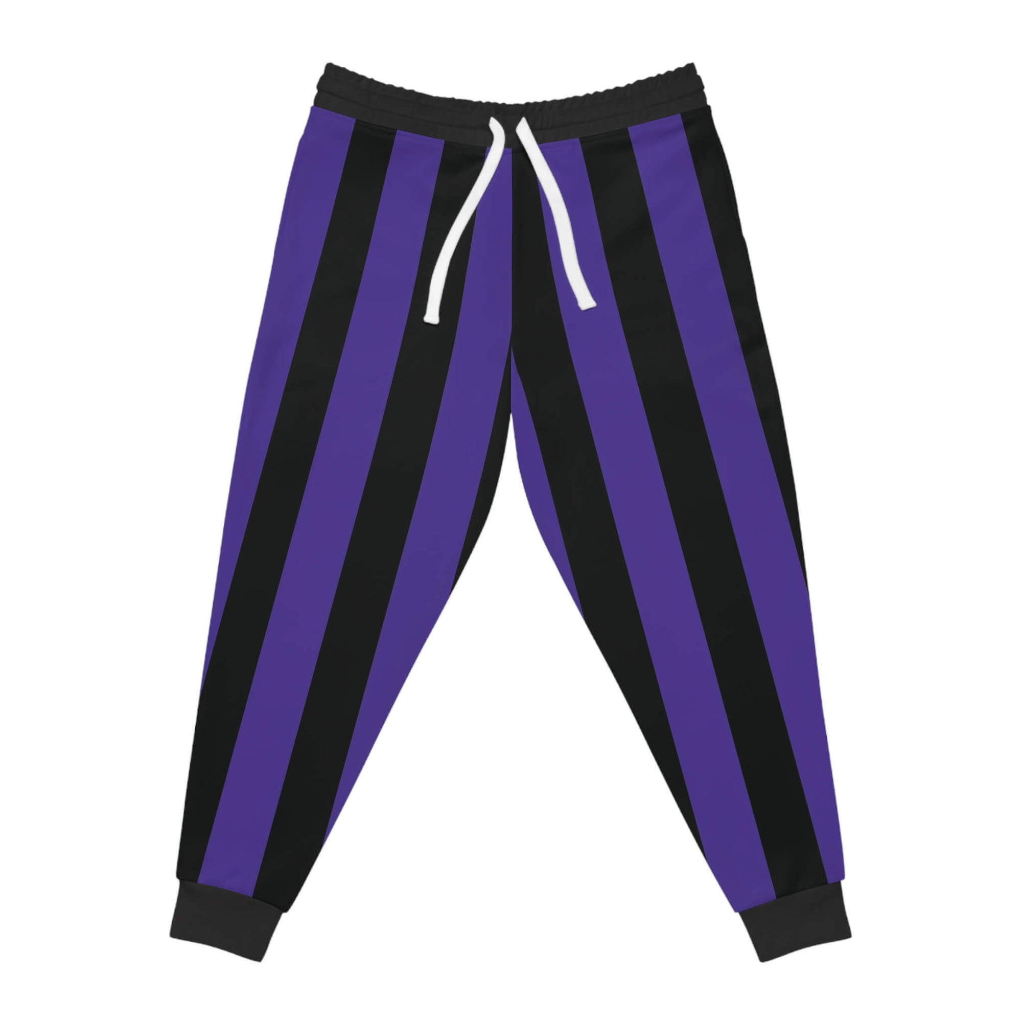 Goth School Stripes Purple Sweatpants Joggers