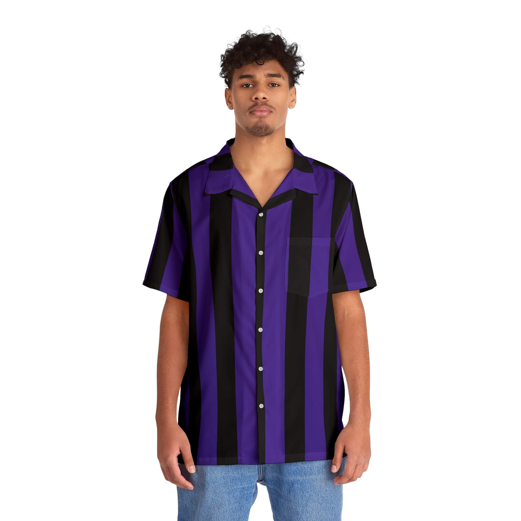 Goth School Purple Hawaiian Shirt