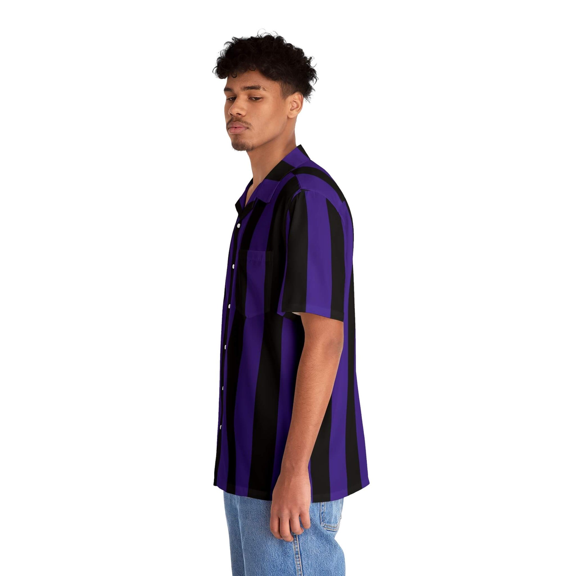 Goth School Purple Hawaiian Shirt