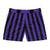 Goth School Stripes Swim Shorts