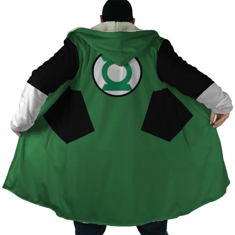 Green Lantern Hooded Cloak Coat