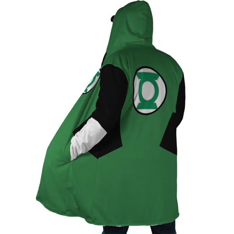 Green Lantern Hooded Cloak Coat