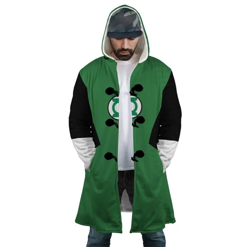 Green Lantern Hooded Cloak Coat
