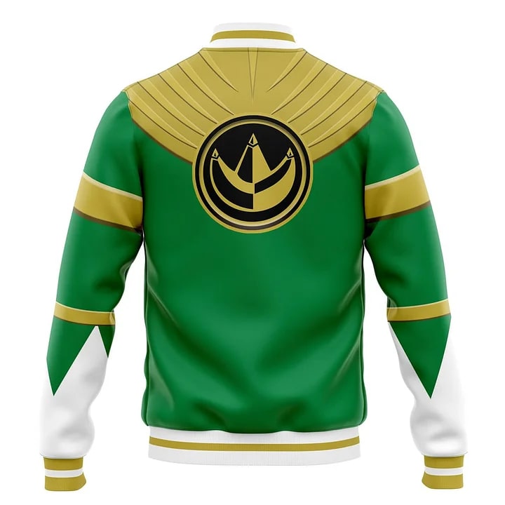 Green Rangers Varsity Baseball Jacket