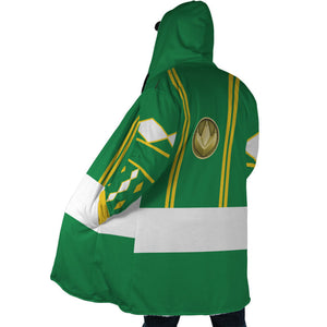 Green Ranger Dream Hooded Cloak Coat