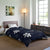 Grunge Floral Dream Space Soft Blend Comforter Set Bedding