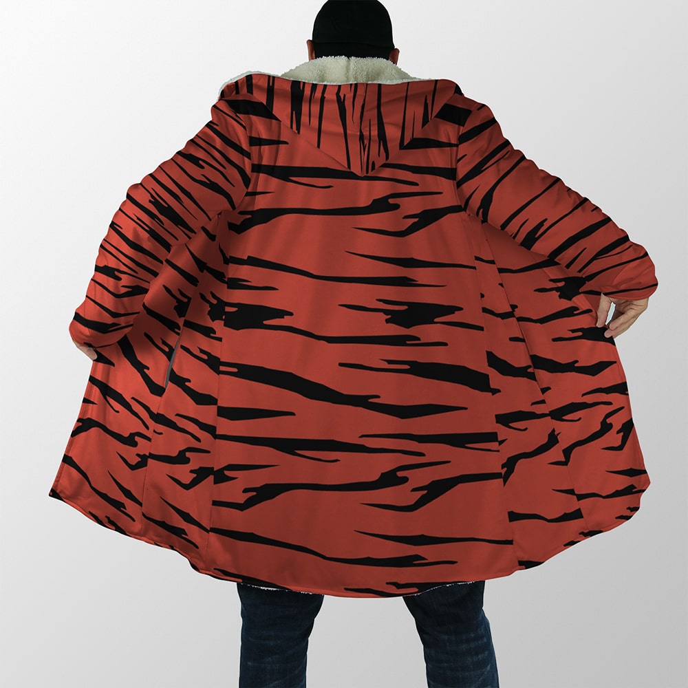 Mista JJBA Pattern Hooded Cloak Coat