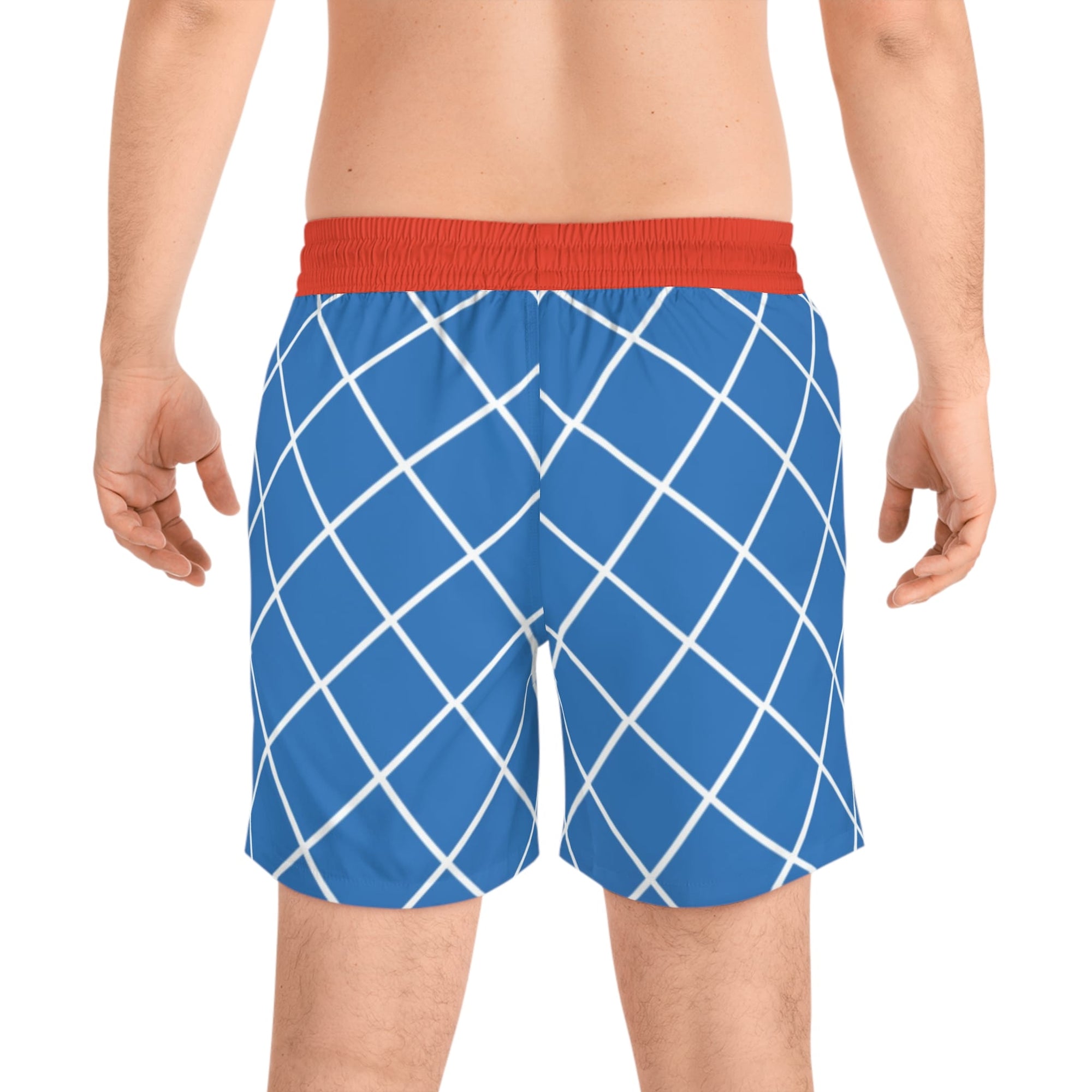 Gunslinger Mista Color Overlap Pattern Swim Shorts