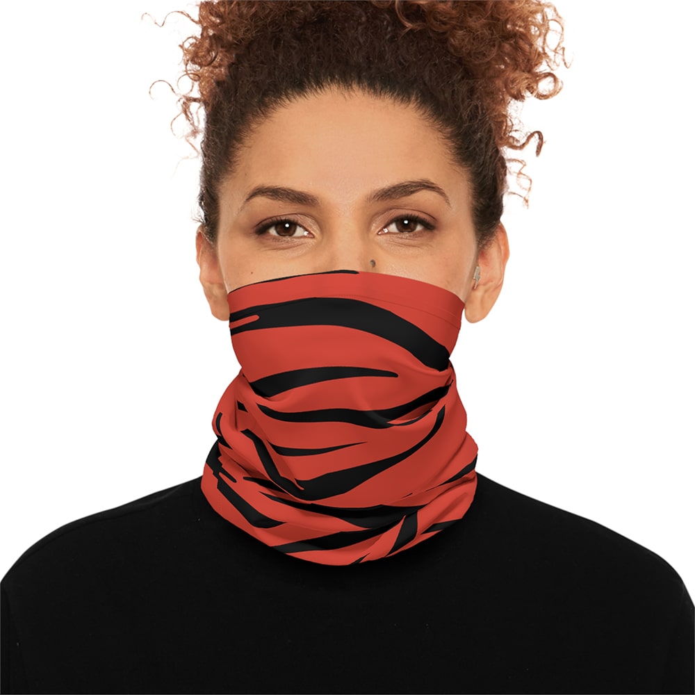 Tiger Skin Pattern Neck Gaiter