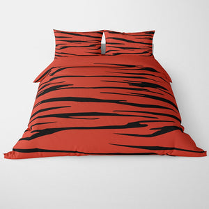 Mista Tiger Skin Pattern Duvet Cover Set Bedding