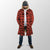 Mista Tiger Skin Pattern Hooded Cloak Coat