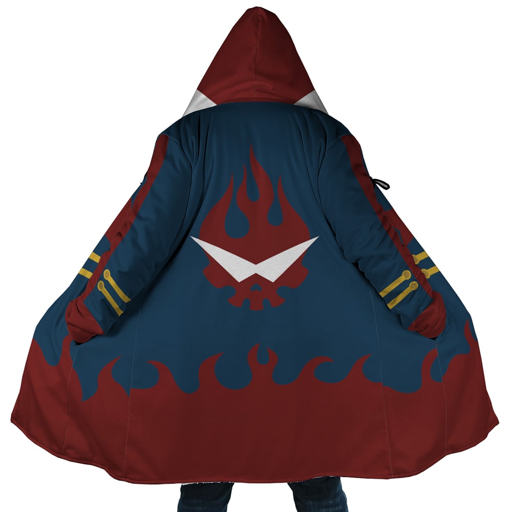 Simon Tengen Toppa Fleece Hooded Cloak Coat