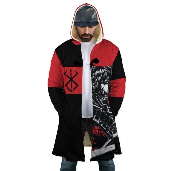 Dragon Slayer Sword Kanji Hooded Dream Cloak Coat