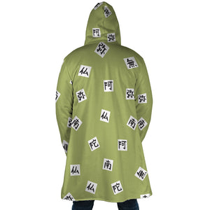 Stone Pillar Gyomei Pattern Hooded Cloak Coat