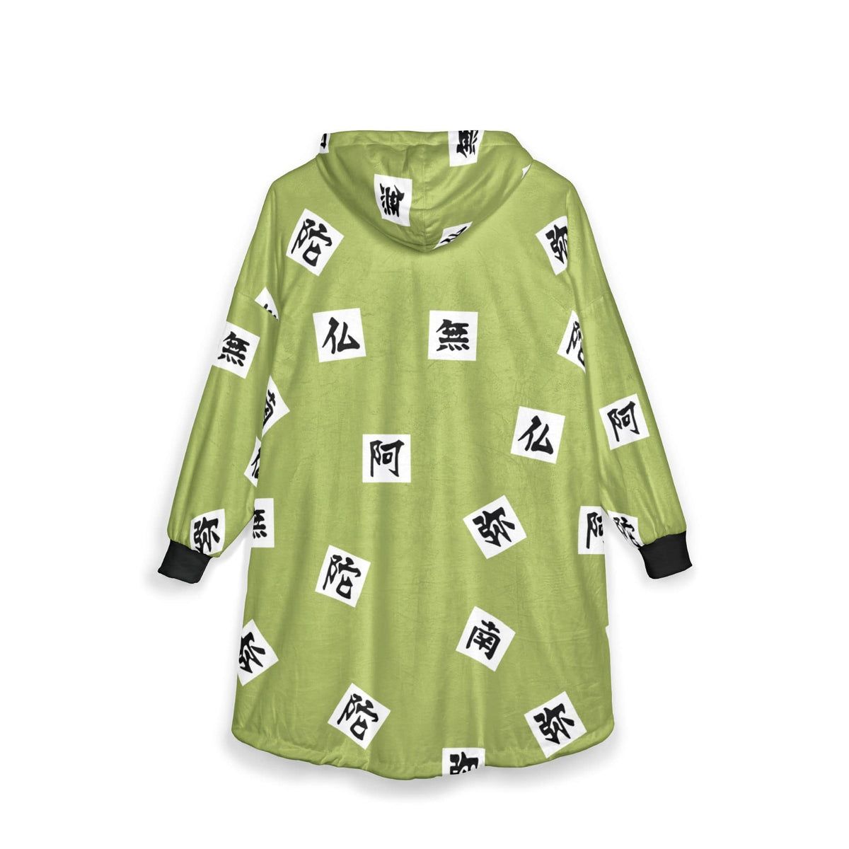 Stone Pillar Kenji Pattern Blanket Hoodie