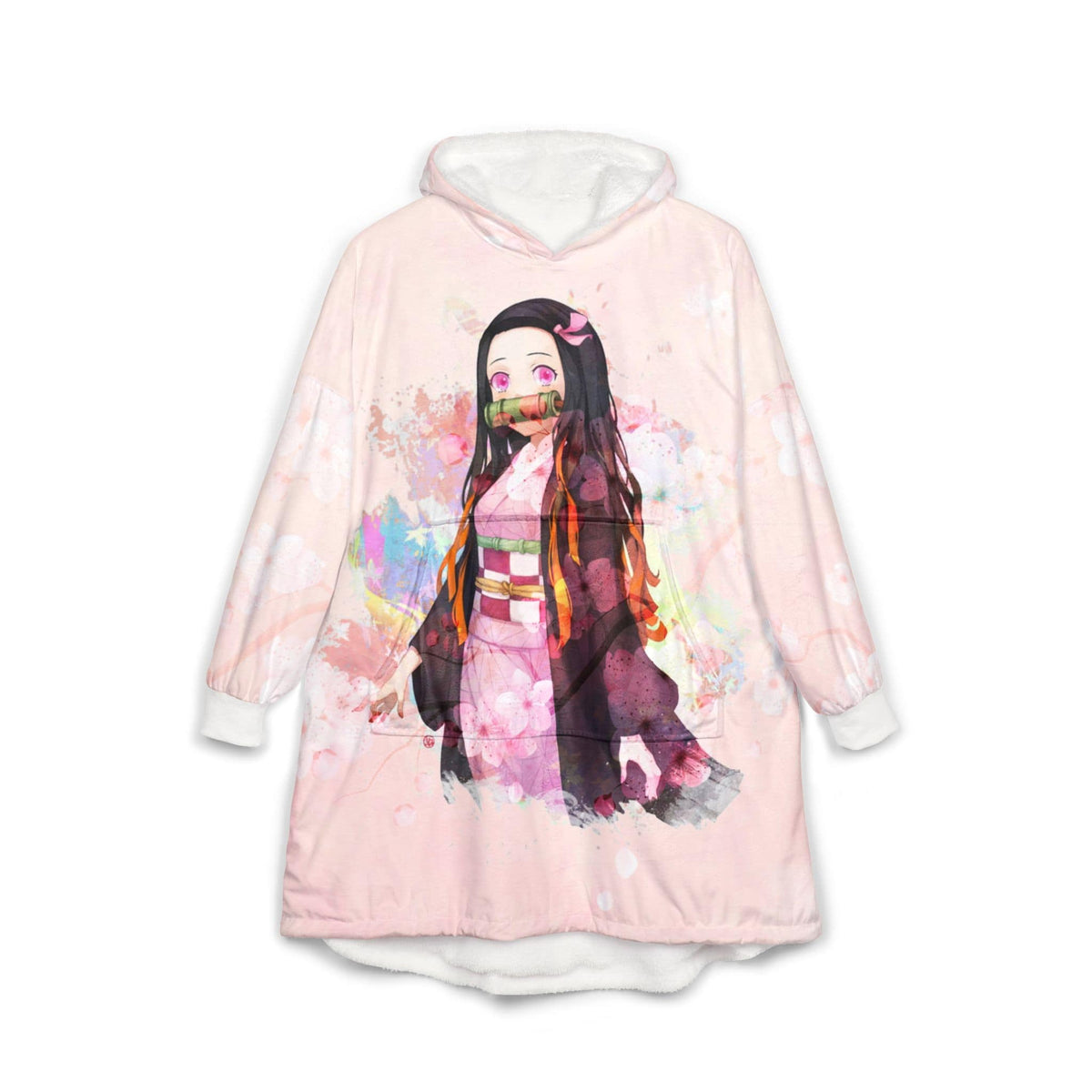 DS Sakura Floral Blend Blanket Hoodie