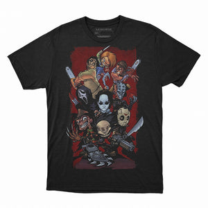 Halloween Scary Movies Comic Look T-Shirt
