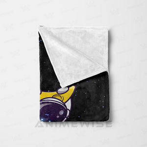Hanging Astronaut Hip Moon Blanket