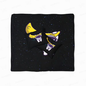 Hanging Astronaut Hip Moon Duvet Cover Bedding